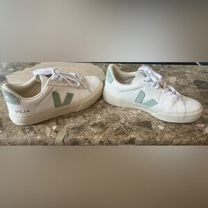 Campo Leather White Matcha